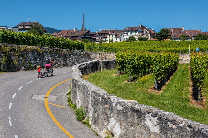 Cortaillod tour lac Neuchatel