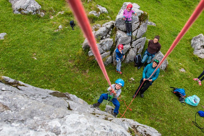 Initiation escalade enfants