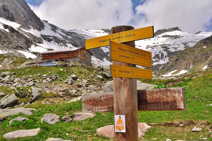 refuge en famille au fond d'Aussois