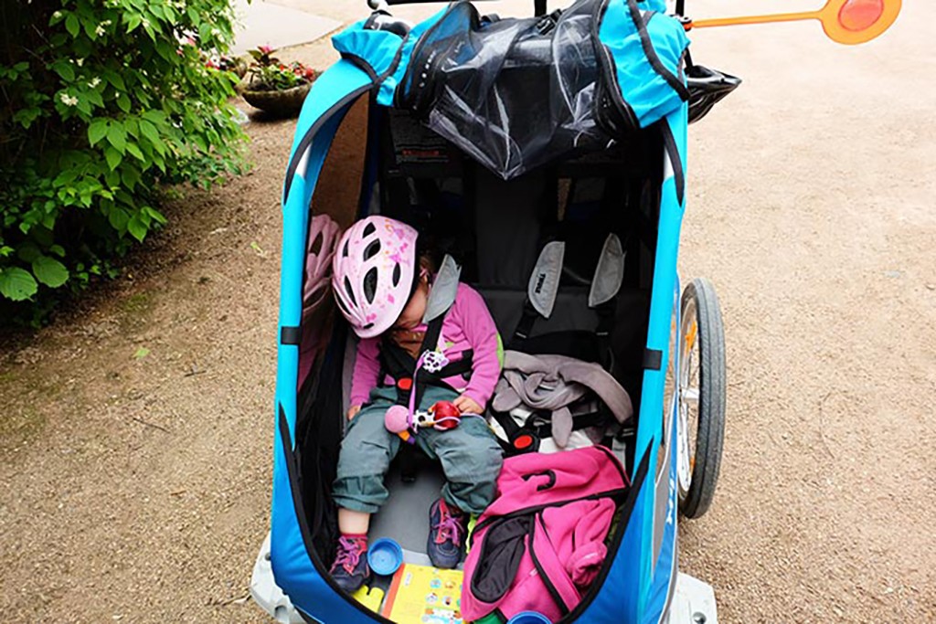 INSOLITE. Chablais: la famille Gilet jaune a rejoint la Bourgogne à vélo