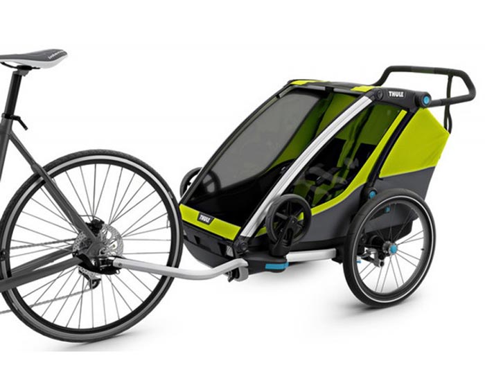 remorque velo poussette pliable