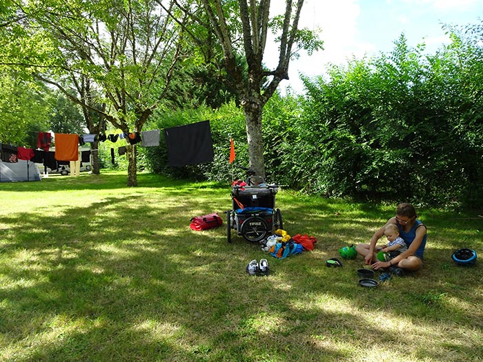 Le verdoyant camping du Sabot d'Azay-le-Rideau