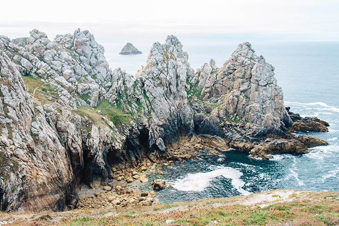 vue du site du Tas de Pois en Bretagne