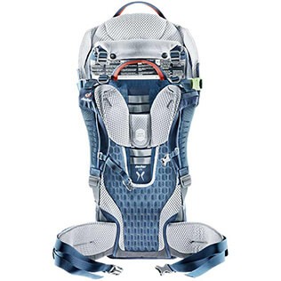 sac à dos porte bébé de randonnée deuter kid comfort active vu de face