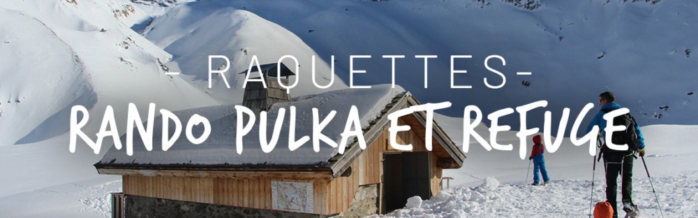 Raquettes à neige et pulka avec enfants au refuge du Saut dans la Vanoise