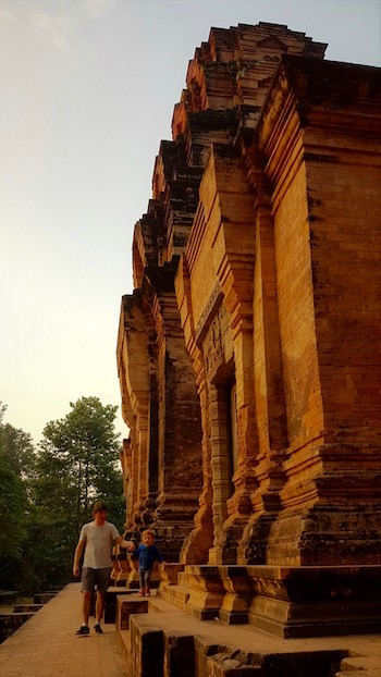 temple angkor aube cambodge en famille