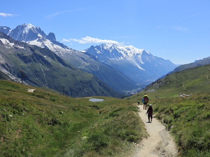 retour dans la vallée en famille