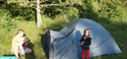 Bivouac en famille au Bugey