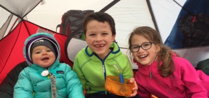 Bivouac en famille et avec un bébé aux lacs Chéserys