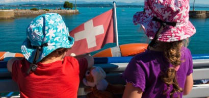 Tour du lac de Neuchatel en vélo avec enfants