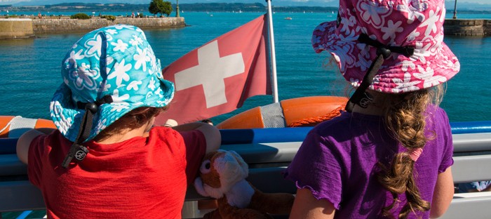 Tour du lac de Neuchatel en vélo avec enfants