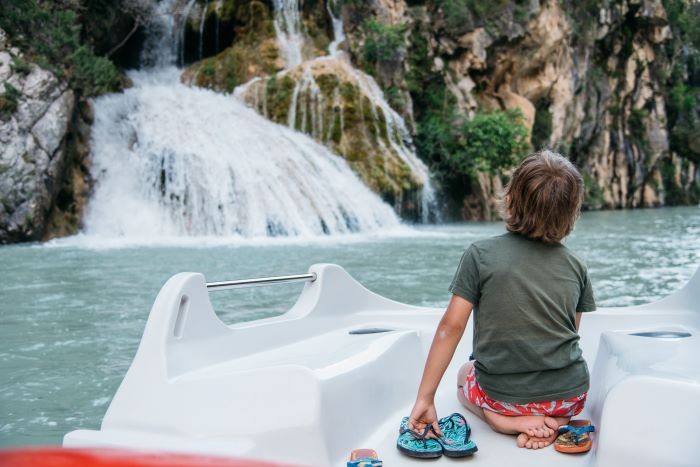 enfant cascade lac st croix verdon