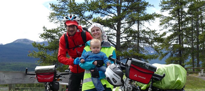 En famille et à vélo sur les pistes du Nouveau Monde : le projet fou d'Olivier, Adeline et Axel