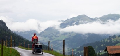 La route des lacs, traversée de la Suisse à vélo en famille