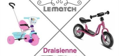 Draisienne ou tricycle ?
