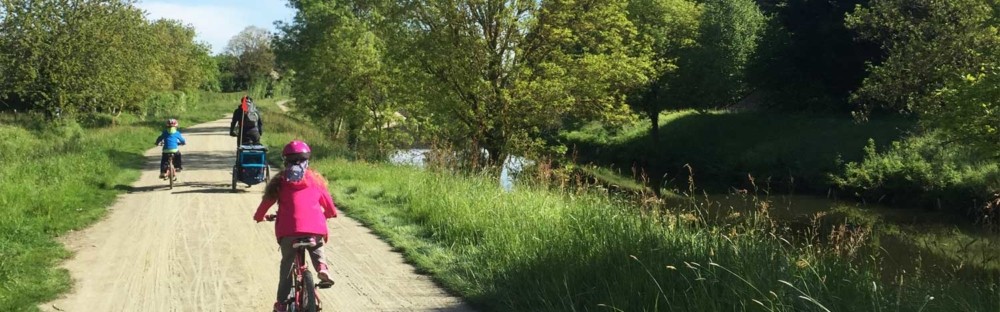 La Vélo Francette, bicyclette en famille sur les bords de la Mayenne de Laval à Angers