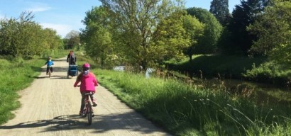 La Vélo Francette, bicyclette en famille sur les bords de la Mayenne de Laval à Angers