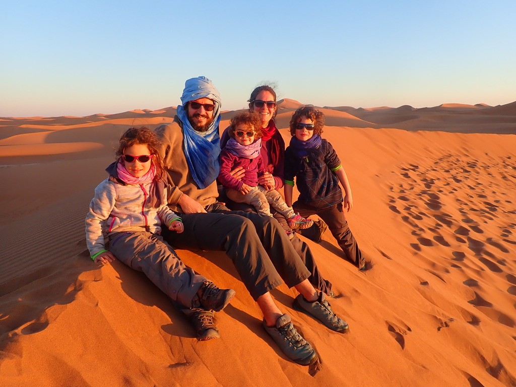 Désert, Maroc en famille