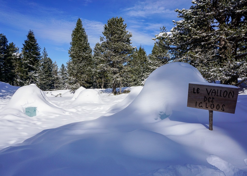 Le vallon des igloos