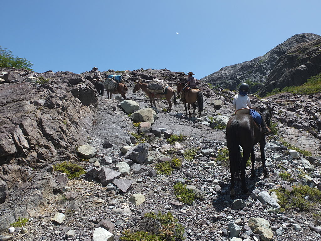 Trek à cheval au Chili en famille