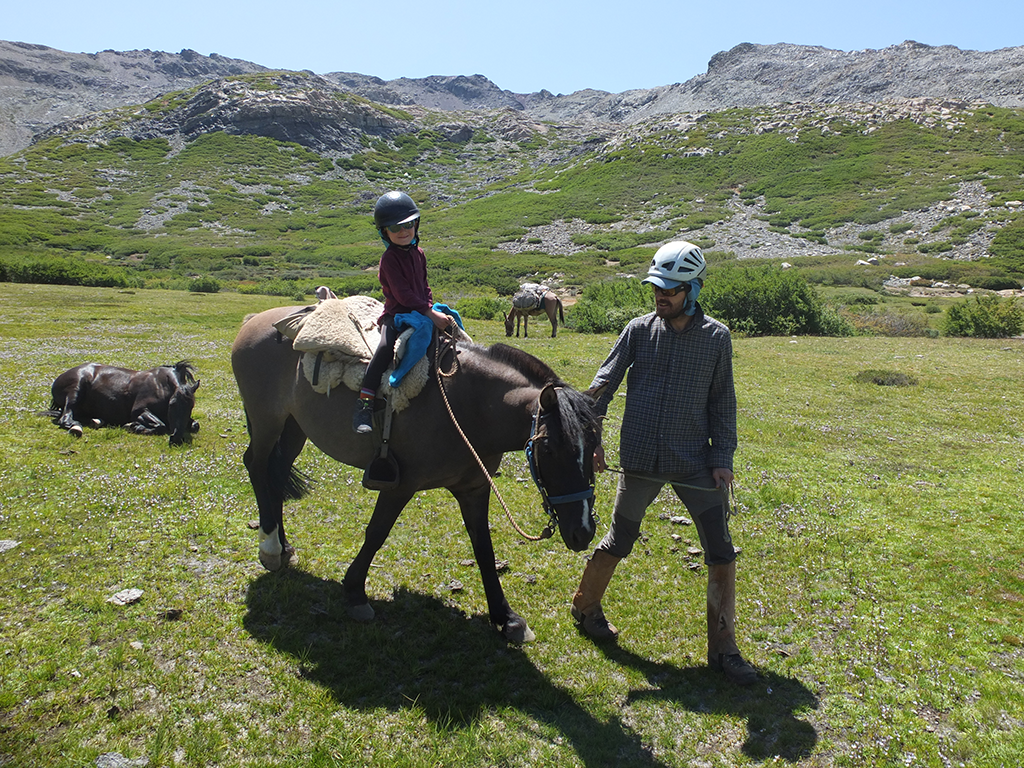 Trek à cheval au Chili en famille