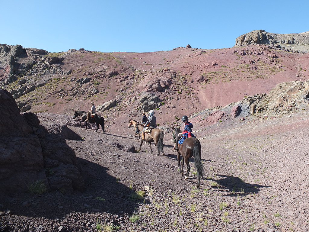 Trek à cheval au Chili en famille