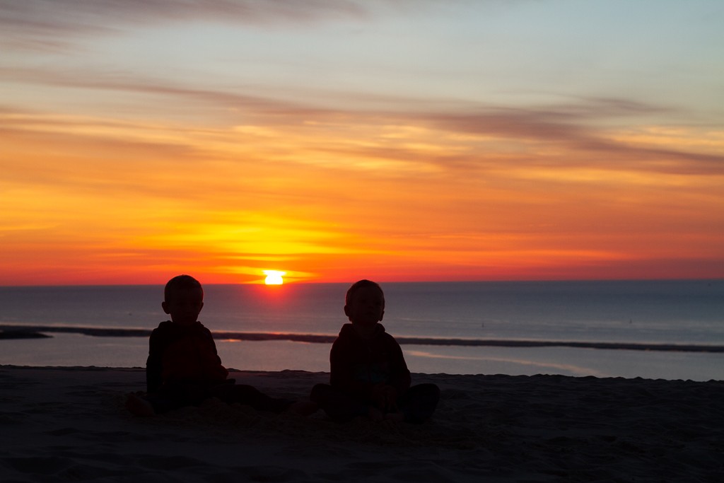 Coucher de soleil sur la Dune du Pilat