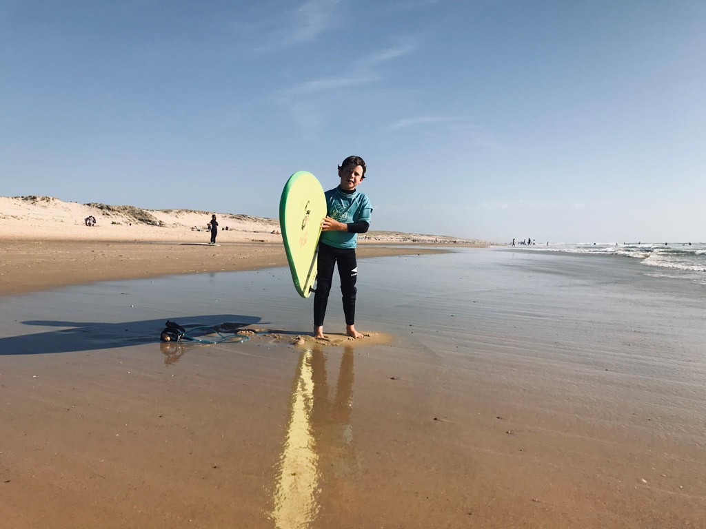 Vacances surf en famille