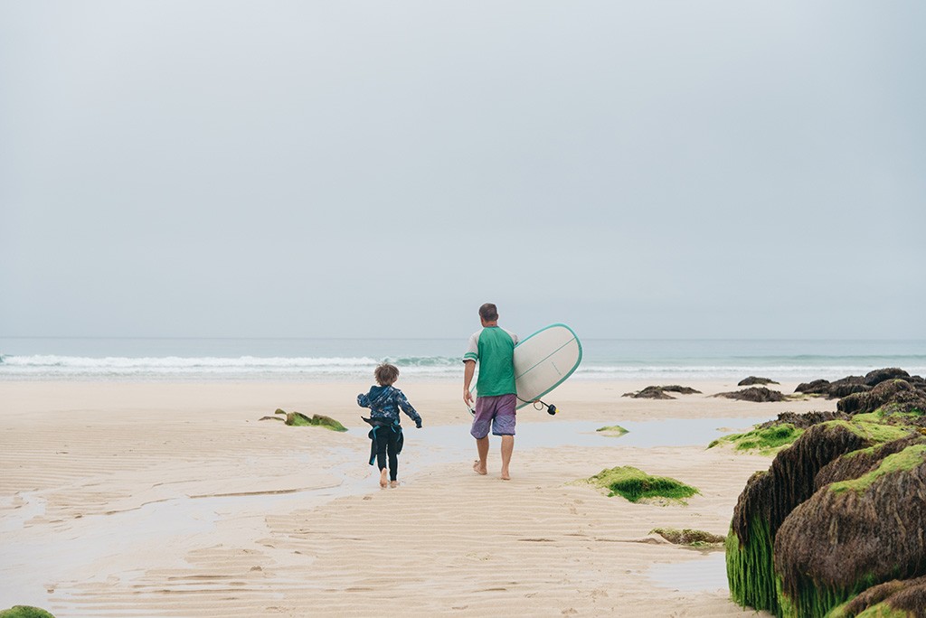 surf en famille