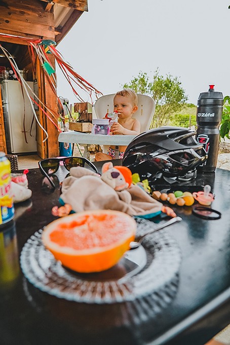 corse à vélo en famille