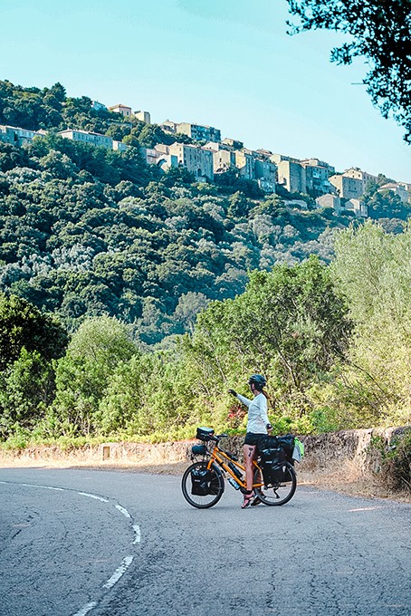 la corse à vélo en famille