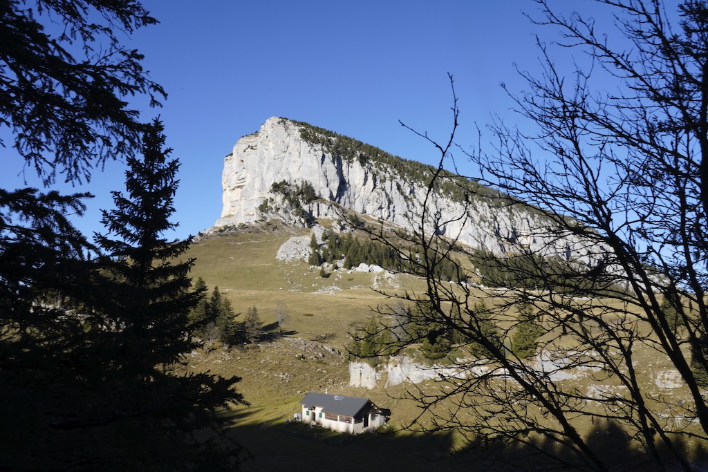 week-end d'automne en Chartreuse : vue sur le Mont Granier