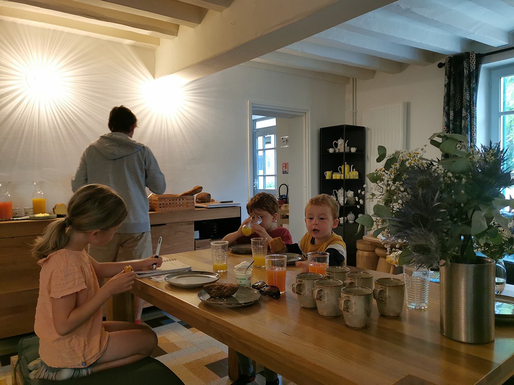 Véloscénie en famille : gîte des 3 hameaux