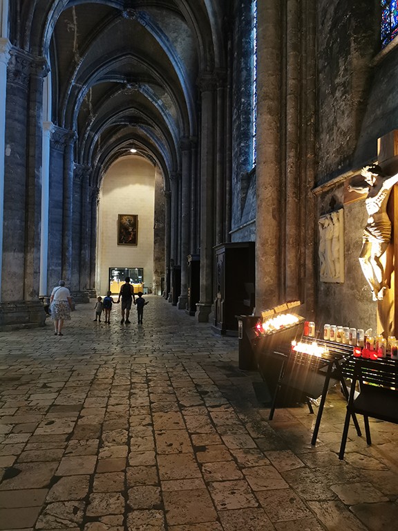 Véloscénie en famille : cathédrale de Chartres