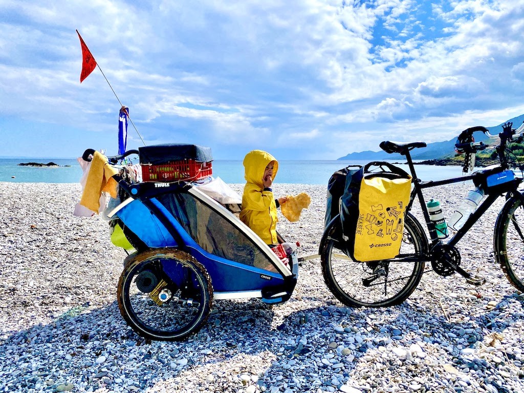 Hamac bébé pour remorque vélo enfant Croozer Kid - Cyclable