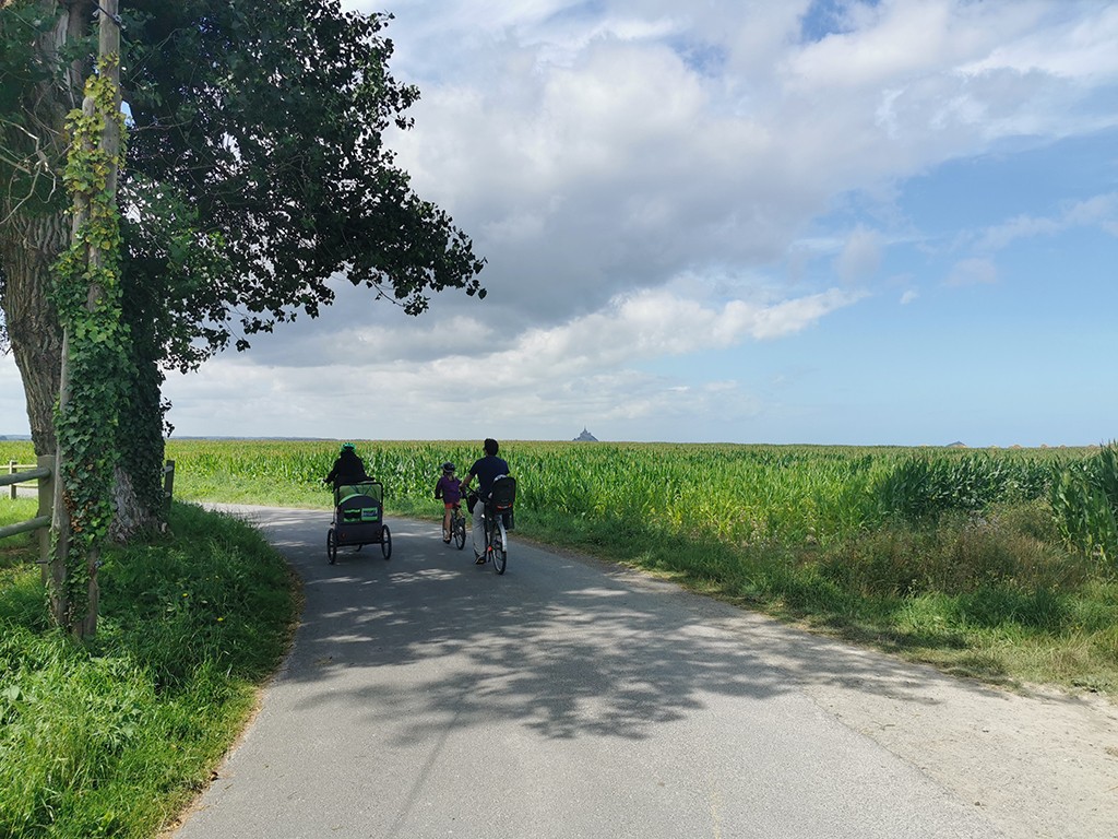 Véloscénie en famille Mont-Saint-michel