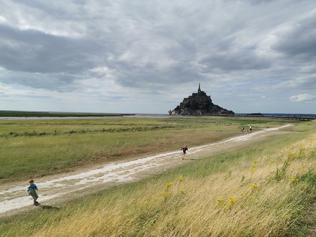 Véloscénie en famille : mont-Saint-Michel