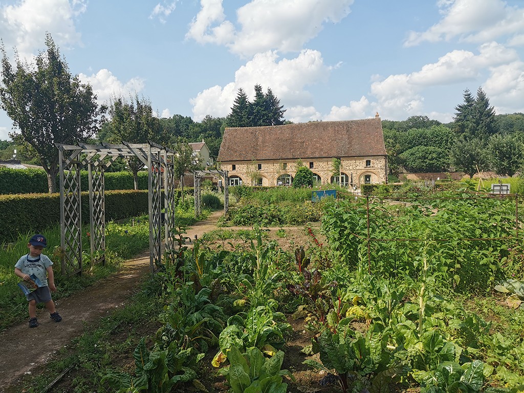 Véloscénie en famille : jardins de l'abbaye