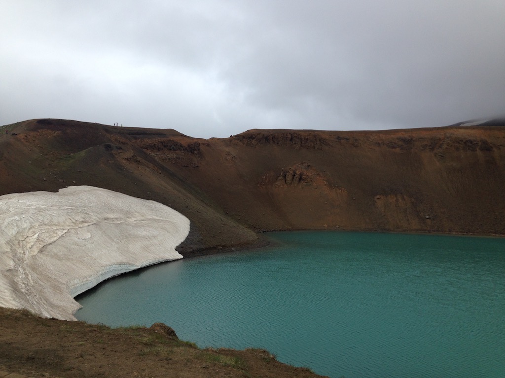 Lac viti : Islande en famille