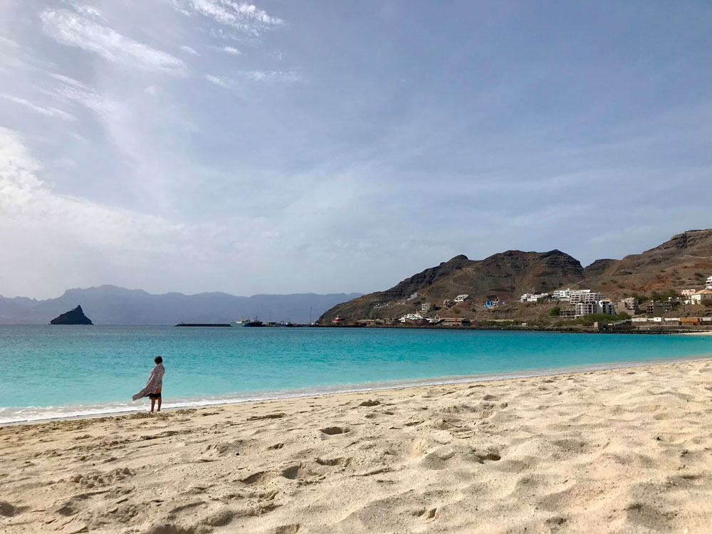 Plage de Mindelo Cap Vert