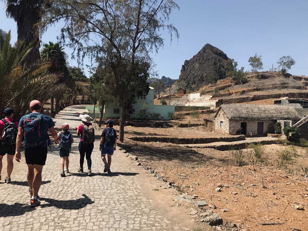 Trek en groupe au Cap Vert