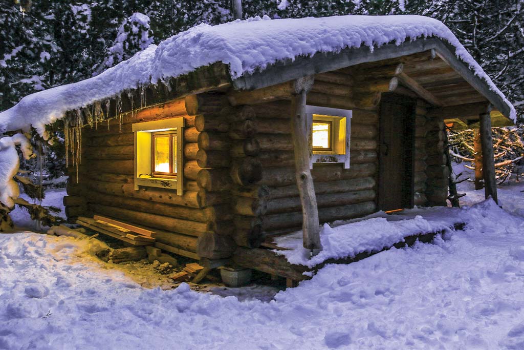 cabane hiver