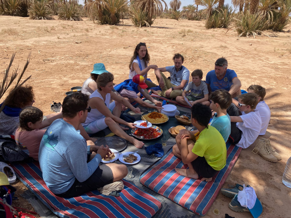 Trek au Maroc, pique-nique