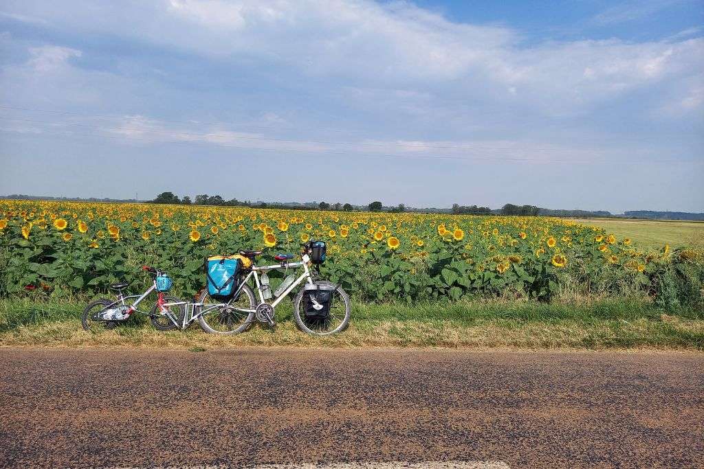 Tour Alsace vélo champs