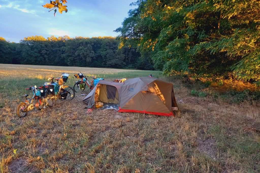 Tour Alsace vélo bivouac