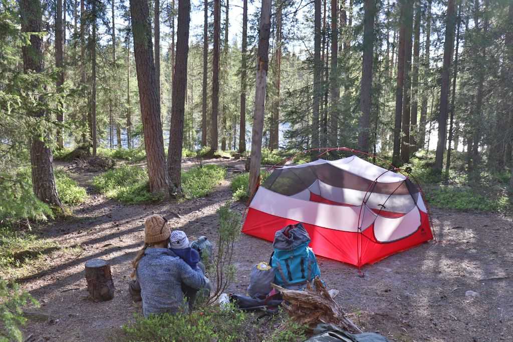 Trek ours Laponie Bébé Bivouac