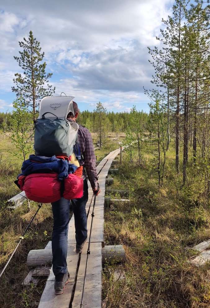 Trek ours Laponie Bébé Randonnée