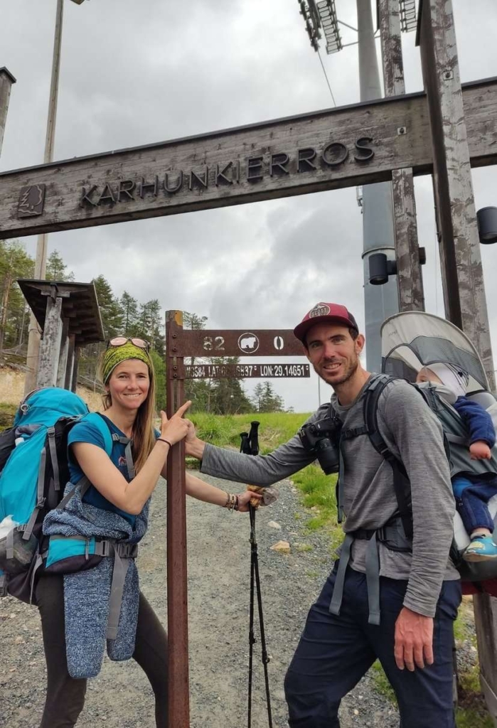 Trek ours Laponie Bébé Finishers