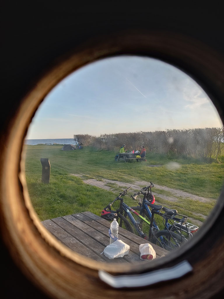 3 jours de velo île AEro shelter