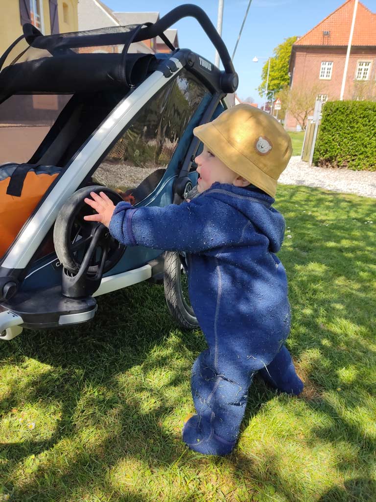 3 jours de velo île AEro bébé